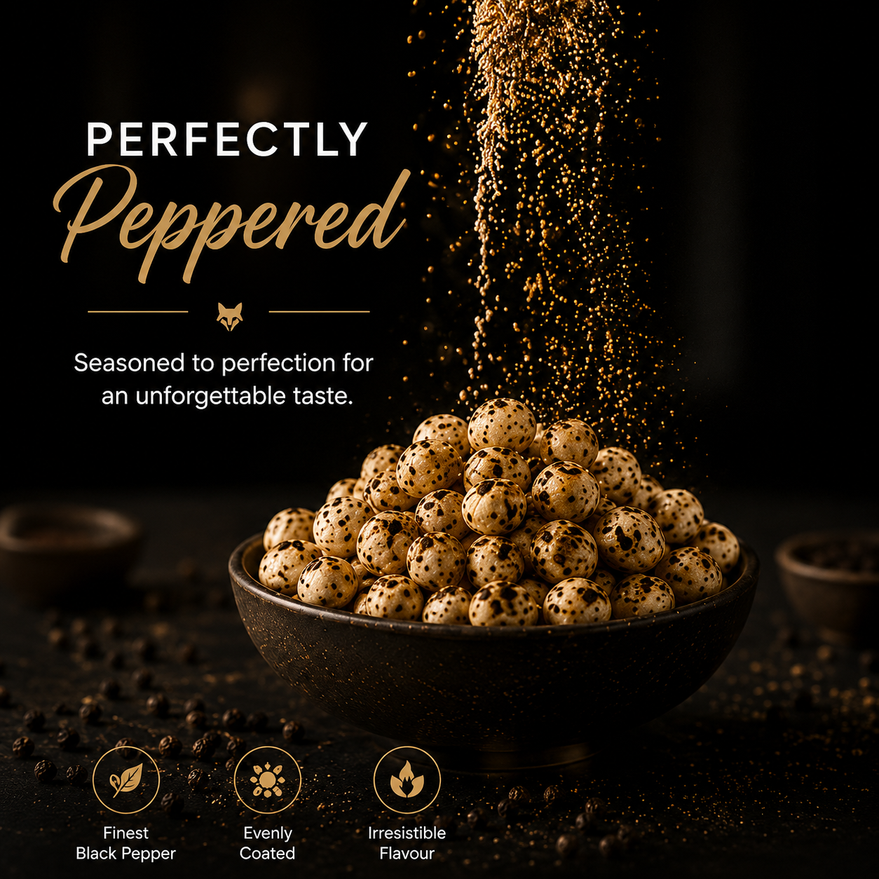 Black Pepper Salted Makhana – 80g - Image 5