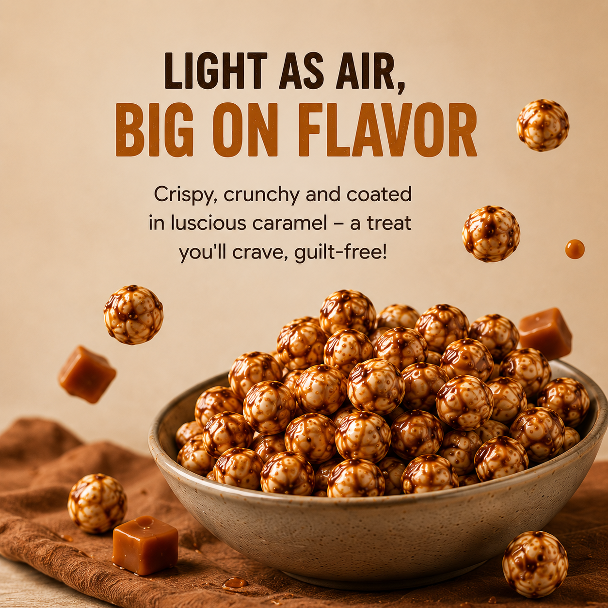 Caramel Makhana – 80g - Image 4