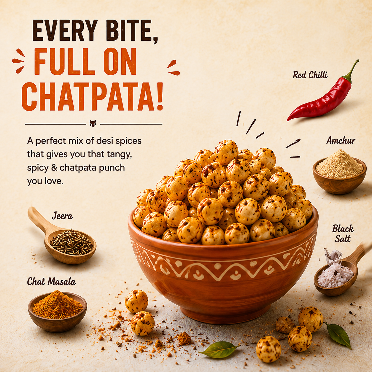 Chatpata Masala Makhana – 80g - Image 4