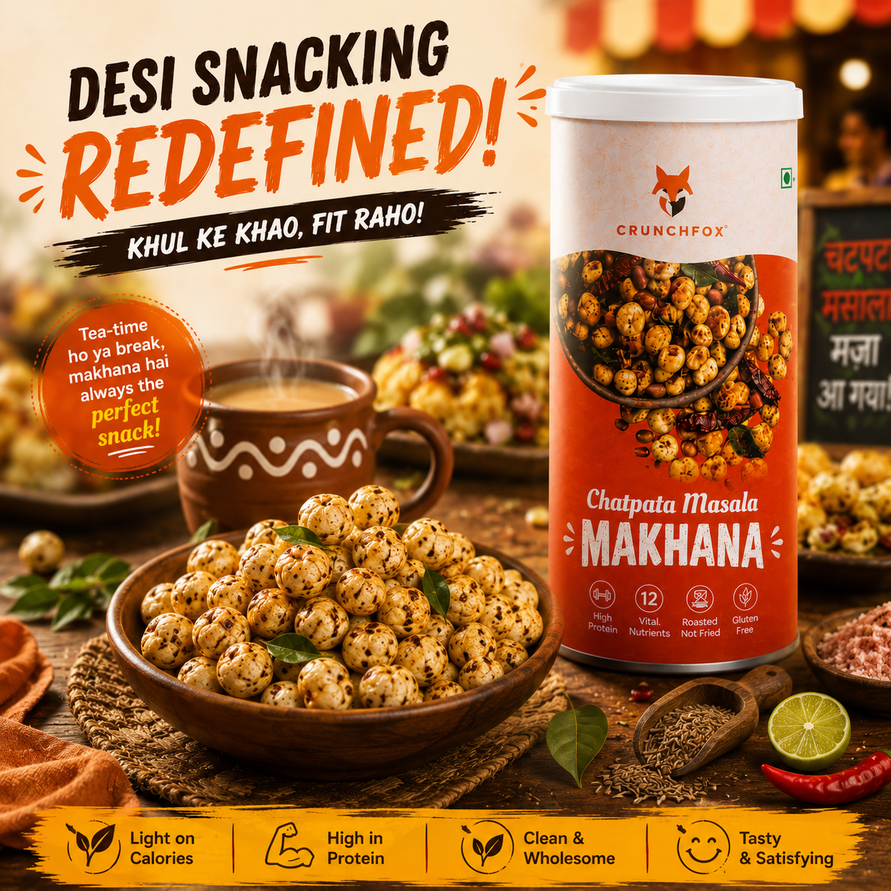 Chatpata Masala Makhana – 80g - Image 7