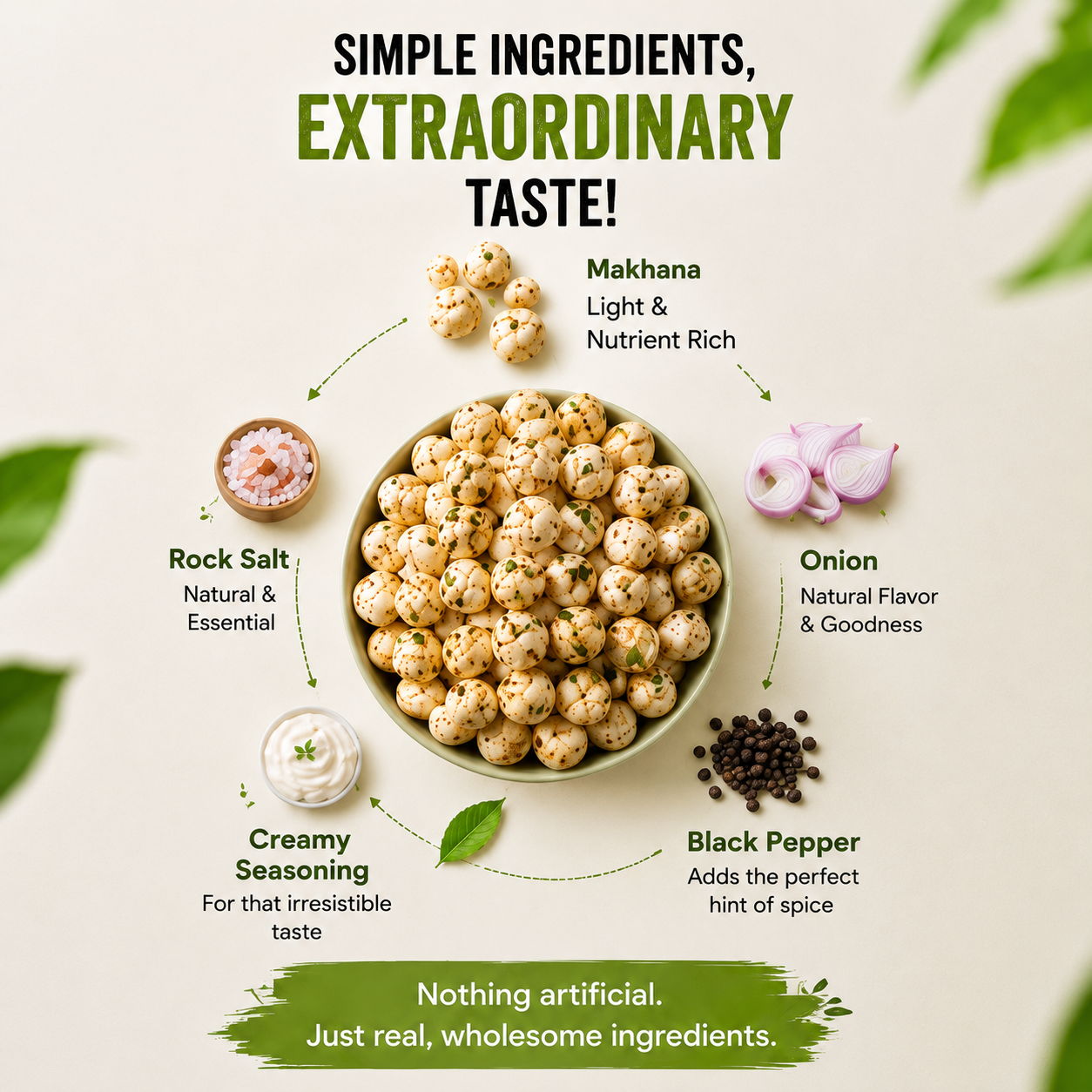 Creamy Onion Makhana – 80g - Image 4