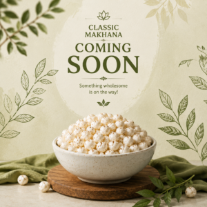 Raw Makhana – 3, 4, 5 & 6 Suta (Regular Grade) - 250g