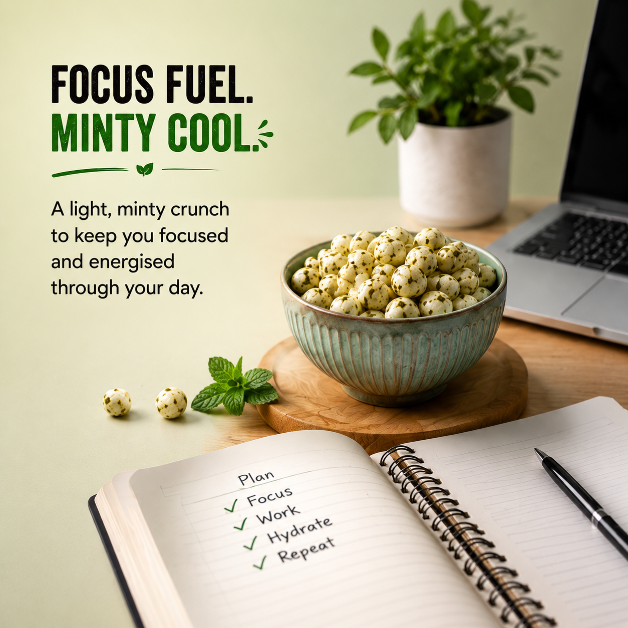 Minty Makhana – 80g - Image 5