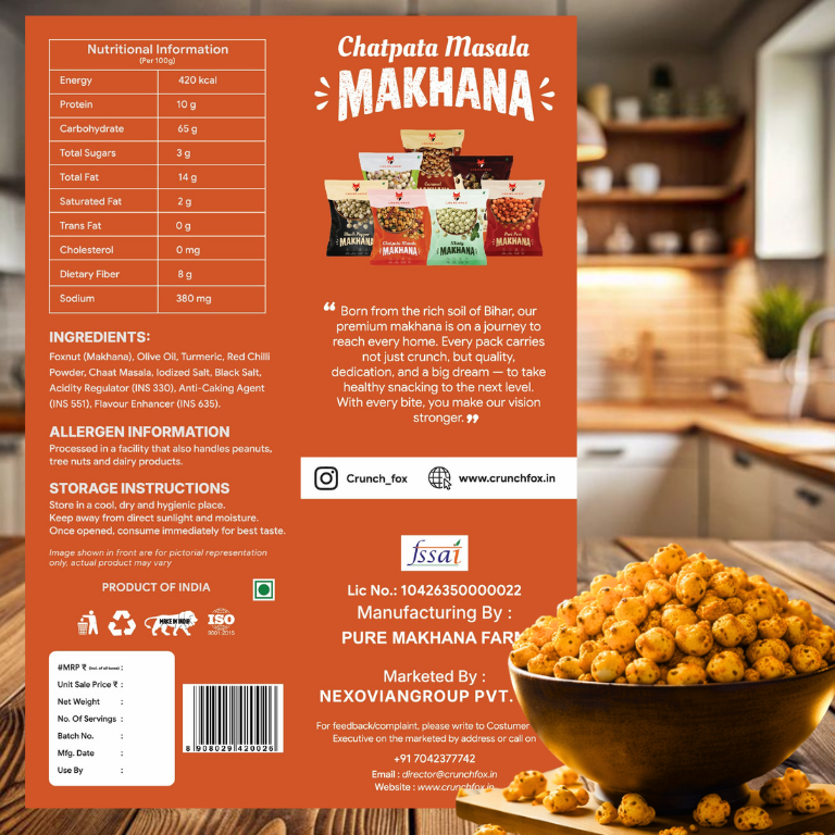 Chatpata Masala Makhana – 80g - Image 11