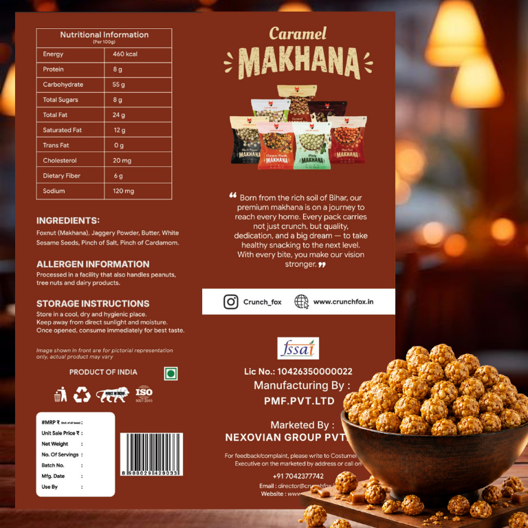 Caramel Makhana – 80g - Image 10