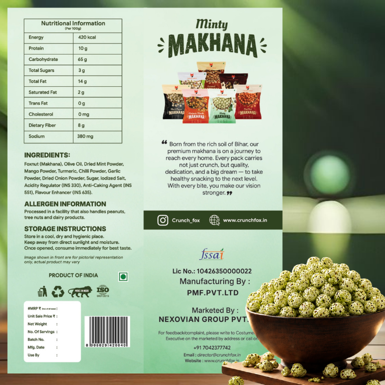 Minty Makhana – 80g - Image 10